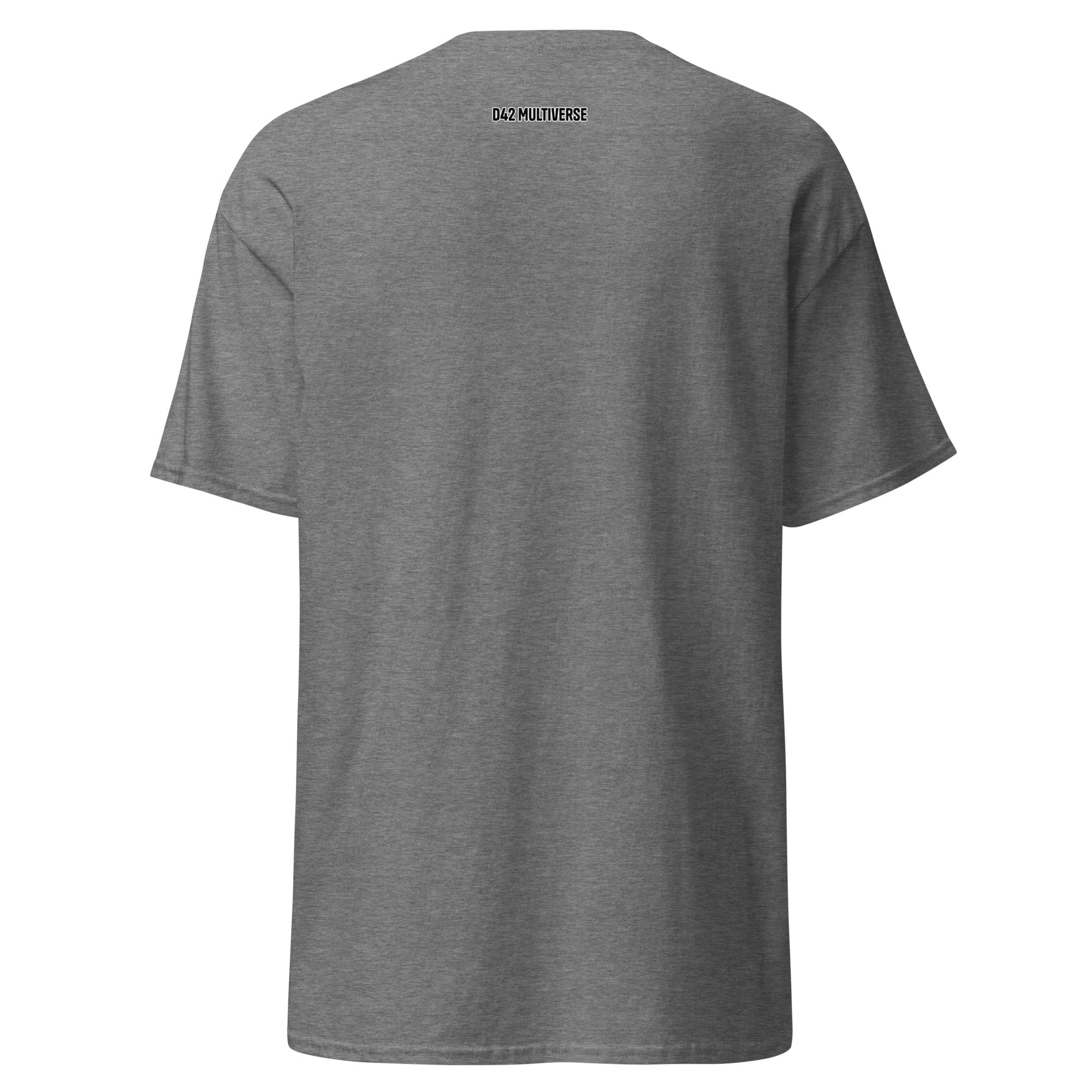 D42 Multiverse Logo Shirt – Rückansicht in Graphite | D42 Multiverse