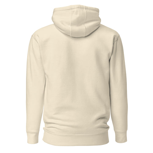 D42 Anime Lolligirl Hoodie – Beige, Rückansicht leer | D42 Multiverse